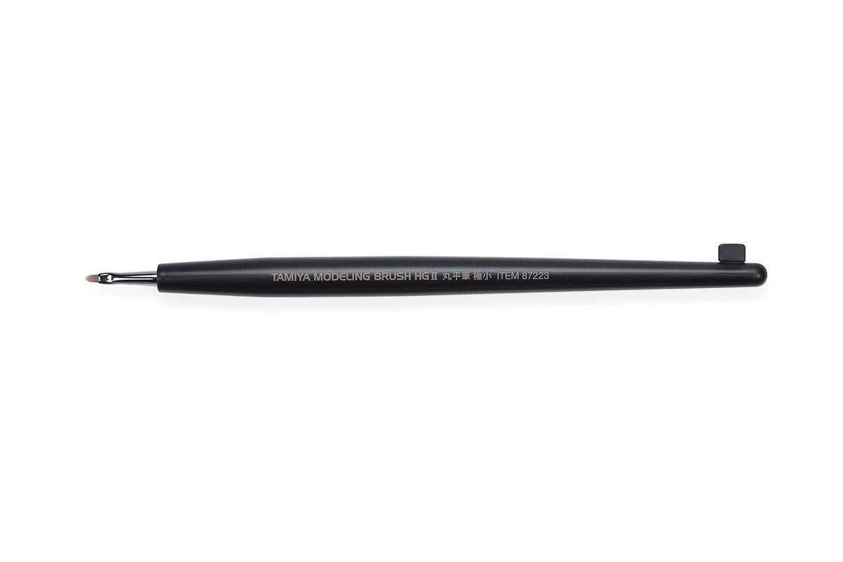 Tamiya HGII Rounded Flat Brush Extra Small 87223